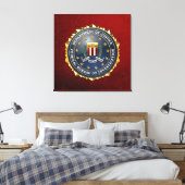 [150] FBI Special Edition Canvas Afdruk (Insitu (Slaapkamer))