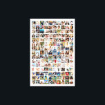 150 Foto Collage Gepersonaliseerd Fotorooster Canvas Afdruk<br><div class="desc">Verander je favoriete foto's in een verbluffend kunstwerk voor aan de muur. Deze op maat gemaakte fotocollageposter is de perfecte manier om je verhaal te vertellen en een leven vol herinneringen in één prachtige weergave vast te leggen. Met 100% personalisatie kun je gemakkelijk je eigen foto's uploaden en de tekst,...</div>