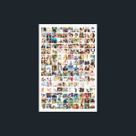 150 Foto Collage Persoonlijk Foto Rooster Canvas Afdruk<br><div class="desc">Maak van je favoriete foto's een prachtig kunstwerk voor aan de muur. Deze op maat gemaakte fotocollageposter is de perfecte manier om je verhaal te vertellen en een leven vol herinneringen in één prachtige weergave vast te leggen. Met 100% personalisatie kun je eenvoudig je eigen foto's uploaden en de tekst,...</div>