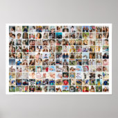 150 Fotocollage Aangepaste Afbeeldingsraster Poster (Voorkant)