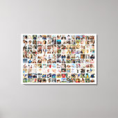 150 foto's Aangepaste fotocollage vierkant raster Canvas Afdruk (Voorkant)