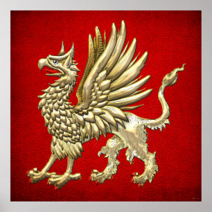 [150] Heilige Gouden Griffin Poster