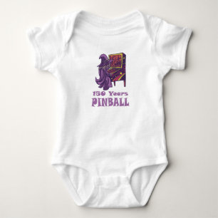 150 jaar Pinball Wizard Arcade Birthday Romper