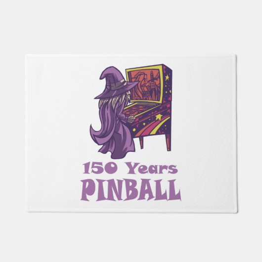 150 Jaar Pinball Wizard Arcade Verjaardag Deurmat (Voorkant)