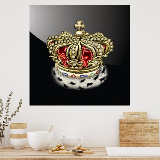 [150] Koninklijke Kroon Prince [King] [Fur+Gold][R Poster (Keuken)