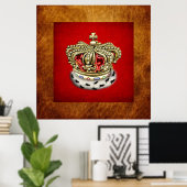 [150] Koninklijke Kroon Prince [King] [Fur+Gold][R Poster (Thuiskantoor)