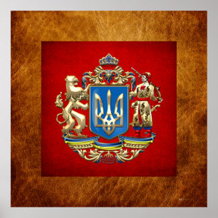 [150] Oekraïne: Voorgesteld wapenschild Poster