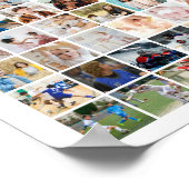150 Photo Collage Custom Picture Grid Poster (Hoek)