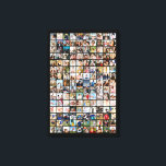150 Photo Grid Customized Picture Collage Canvas Afdruk<br><div class="desc">Turn your favorite photos into a stunning piece of wall art. This custom photo collage poster is the perfect way to tell your story, capturing a lifetime of memories in one beautiful display. With 100% personalization, you can easily upload your own photos and customize the text, fonts, and colors to...</div>