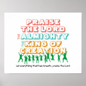 150 psalm | DE  Christelijke LORD PRAISSEN Poster (Voorkant)