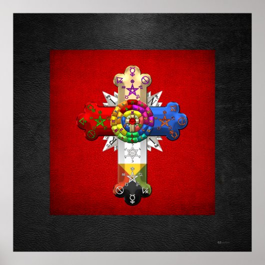 [150] Rosy Cross (Roos Croix) Poster (Voorkant)