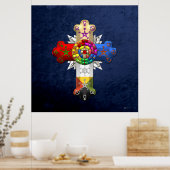 [150] Rosy Cross (Roos Croix) Poster (Keuken)