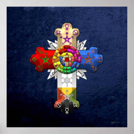 [150] Rosy Cross (Roos Croix) Poster (Voorkant)