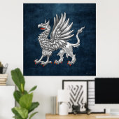 [150] Sacred Silver Griffin Poster (Thuiskantoor)
