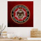 [150] Scottish Rite Double-kopeagle Poster (Keuken)