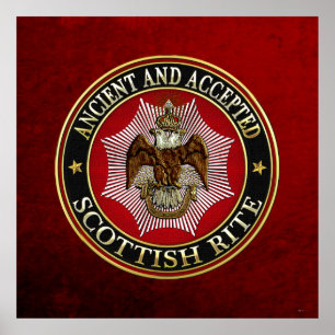 [150] Scottish Rite Double-kopeagle Poster
