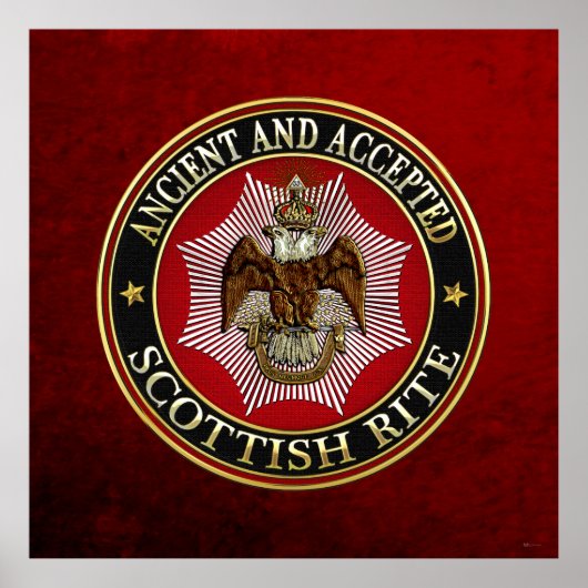 [150] Scottish Rite Double-kopeagle Poster (Voorkant)