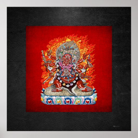 [150] Tibetan Thangka - Wrathful Deity Hayagriva Poster (Voorkant)