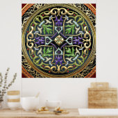 [150] Treasure Trove: Celtic Cross Poster (Keuken)