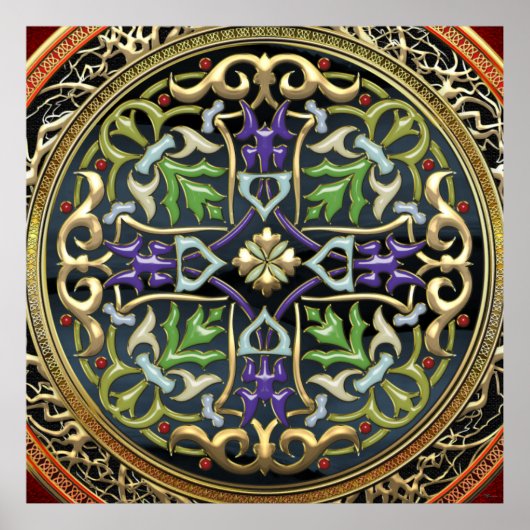 [150] Treasure Trove: Celtic Cross Poster (Voorkant)
