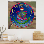 [150] Zegel van de Defense Intelligence Agency (DI Poster (Keuken)