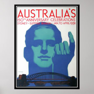 150e Jubileum Australië Poster