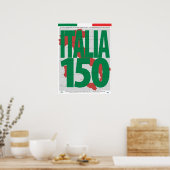 150e Jubileum Unificatie van Italië Poster (Keuken)