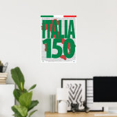 150e Jubileum Unificatie van Italië Poster (Thuiskantoor)