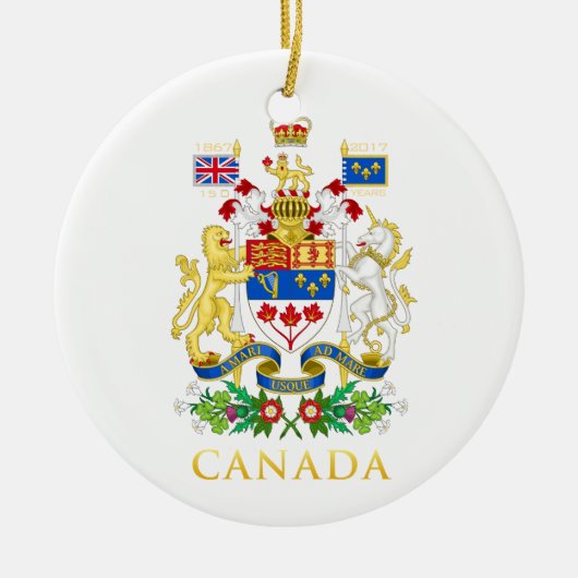 150e verjaardag van Canada Keramisch Ornament (Voorkant)