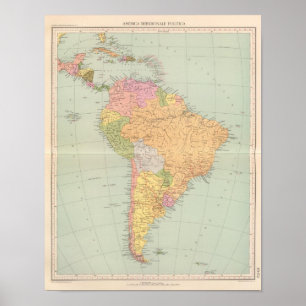 15152 Zuid-Amerika politiek Poster