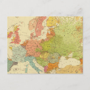 1516 Europese etnografie Briefkaart