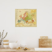 1516 Europese etnografie Poster (Keuken)