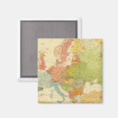 1516 Europese etnografisch Magneet (Voorkant / Achterkant)
