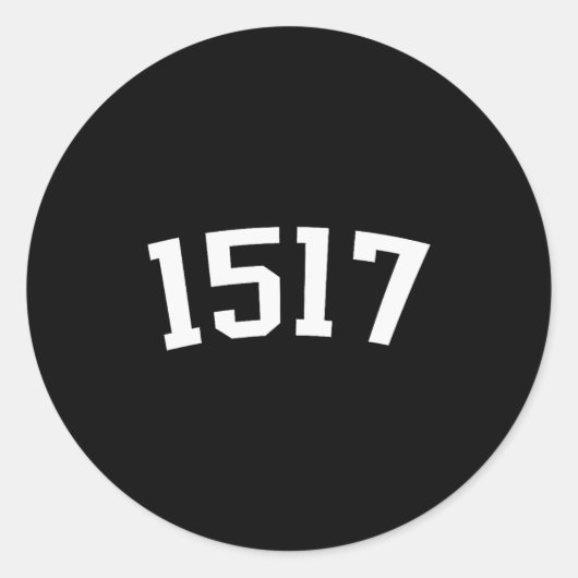 1517 RONDE STICKER (Voorkant)