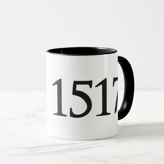 1517 zwarte 11 oz Ringer-Mok Mok (Voorkant rechts)