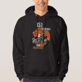 151 Countries One Motorcycle Hoodie (Voorkant)