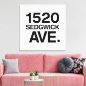 1520 SEDGWICK AVE. CANVAS AFDRUK (Insitu (Woonkamer))