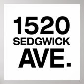 1520 SEDGWICK AVE. POSTER (Voorkant)