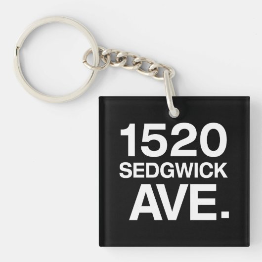 1520 SEDGWICK AVE. SLEUTELHANGER (Voorkant)