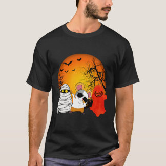 152 Guinea Pig Halloween Pumpkin T-shirt