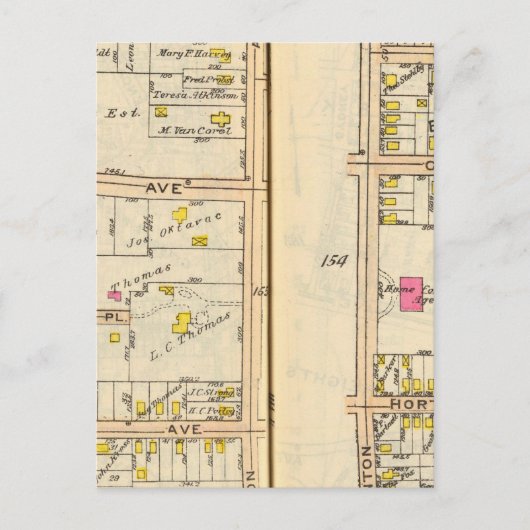 154155 Nieuwe Rochelle Briefkaart (Voorkant)