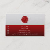 [154] AA-monogram [wasverzegeling] Visitekaartje (Achterkant)