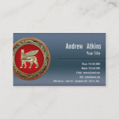 [154] Babylonische scharrellamp [3D] Visitekaartje (Achterkant)