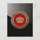 [154] België: Prins-Princess King-Queen Crown Briefkaart (Voorkant)