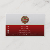 [154] Celtic Cross [Gold+Enamel] Visitekaartje (Achterkant)