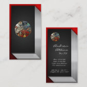 [154] Celtic Sacred Art - Drie Honden Visitekaartje (Voorkant / Achterkant)