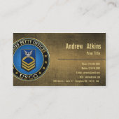 [154] CG: Chief Petty Officer (CPO) Visitekaartje (Achterkant)