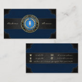 [154] CG: Luitenant (Junior Grade) (LTJG) Visitekaartje (Voorkant / Achterkant)