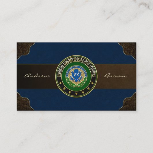 [154] DOD & Joint Activities DUI Special Edition Visitekaartje (Voorkant)