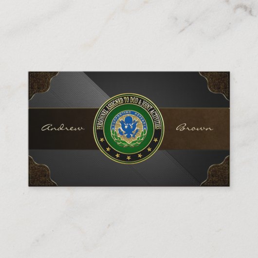 [154] DOD & Joint Activities DUI Special Edition Visitekaartje (Voorkant)